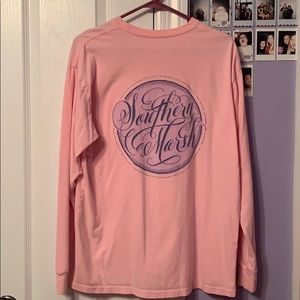 Baby pink Southern Marsh Shirt